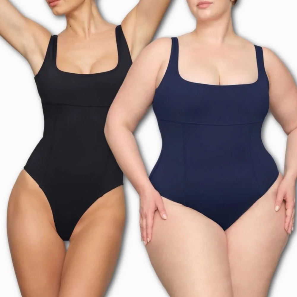 SKIMS Sculpting Swim One Piece Midnight NWT Size XS Brand New